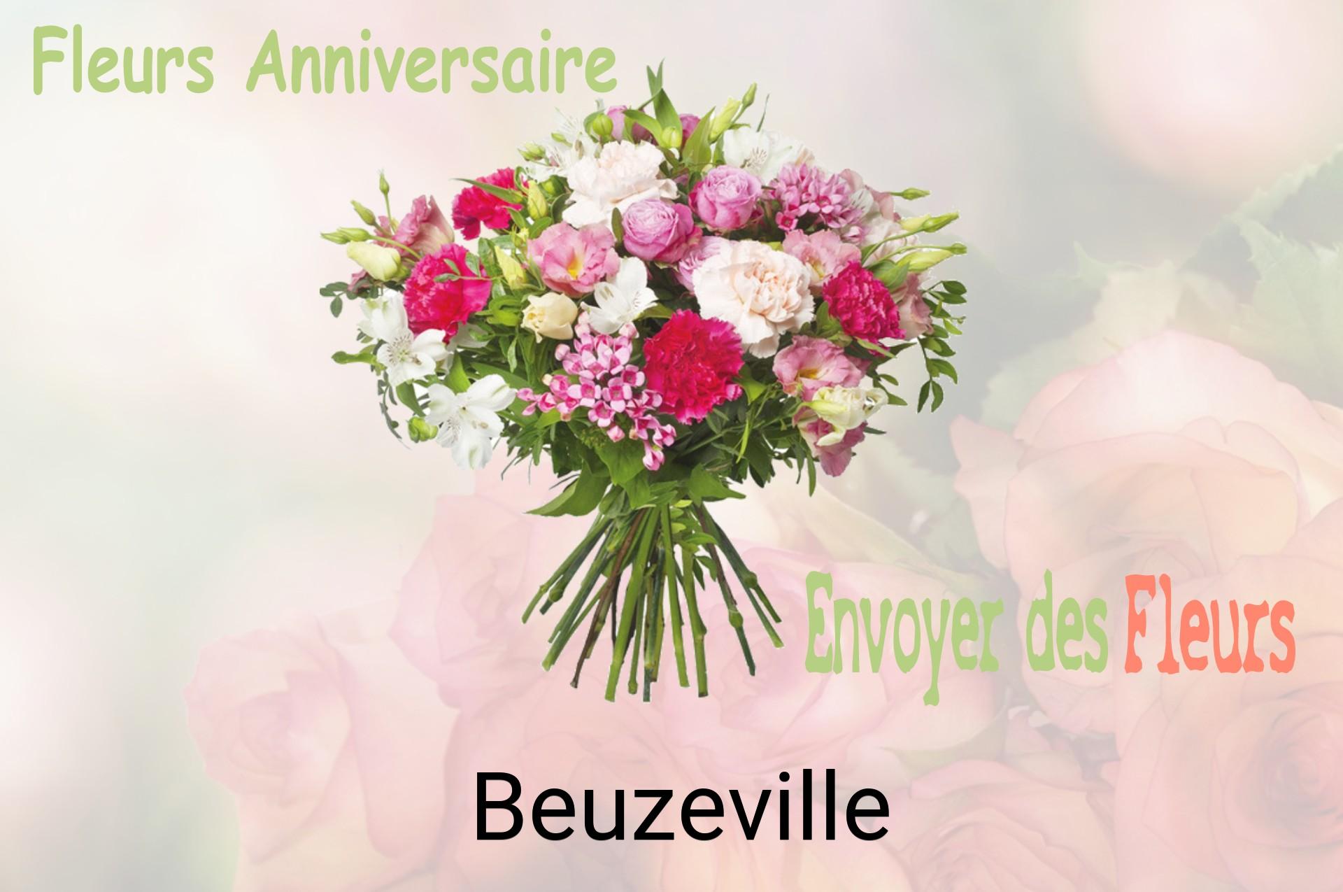 Bouquet de fleurs d’anniversaire livré à Beuzeville