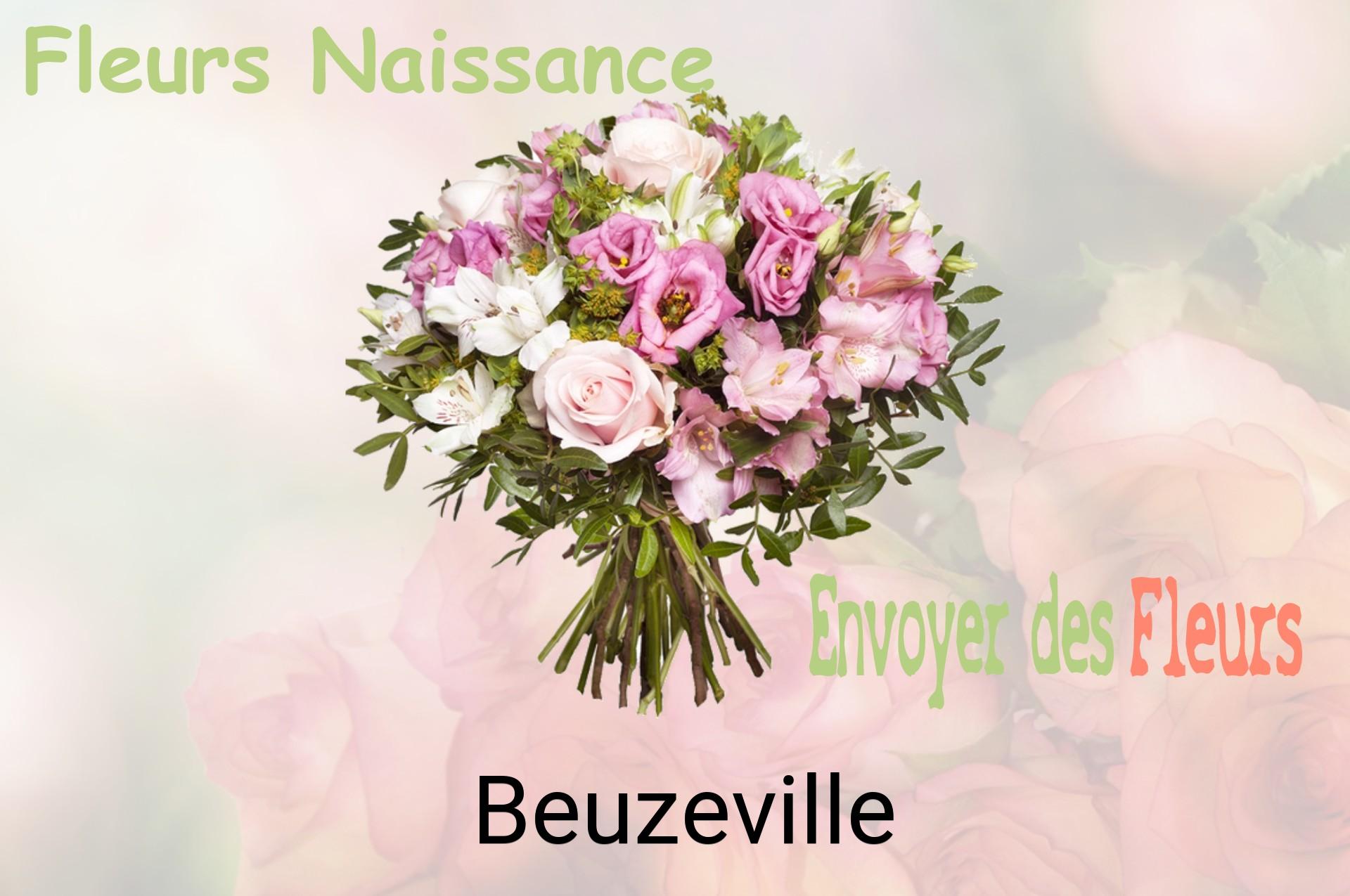Bouquet de fleurs de naissance livré à Beuzeville